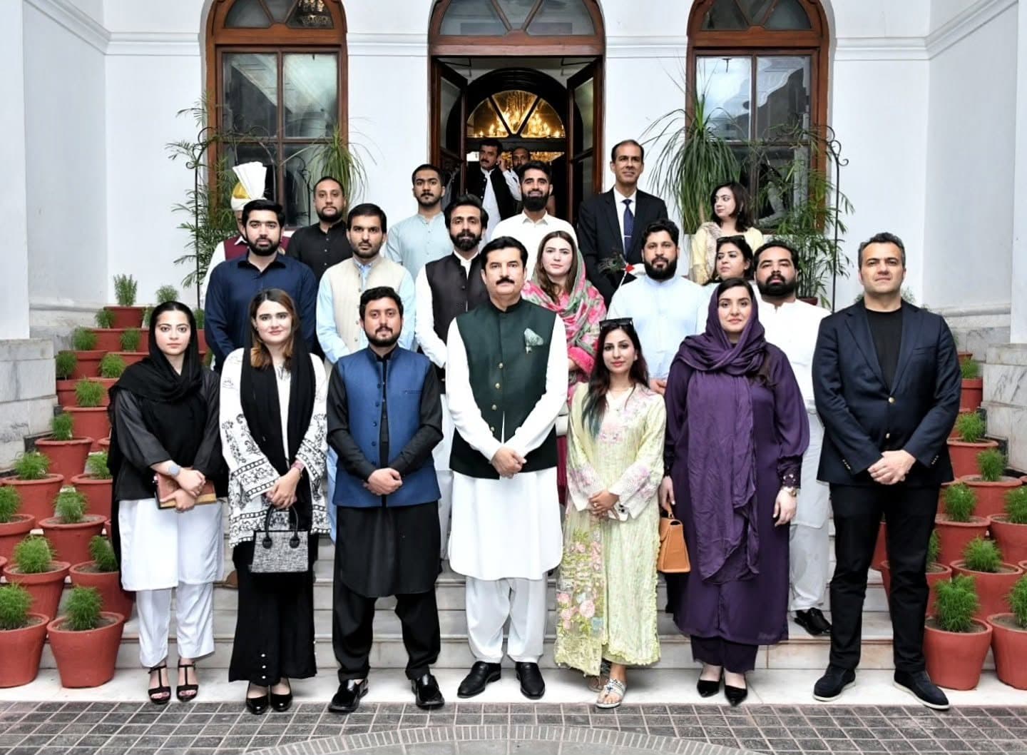 Letszu team at Governor House Peshawar